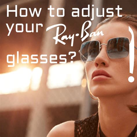 how to adjust ray ban sunglasses|adjusting ray ban nose pads.